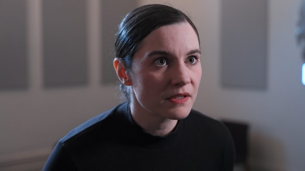 Nina Nikolic, Melbourne-based Australian actor â screen acting close-up from âAction Interruptedâ action-comedy scene (showreel still)